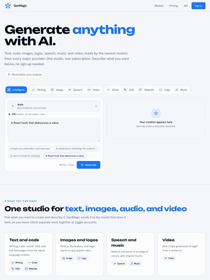 GenMagic, built on Founden